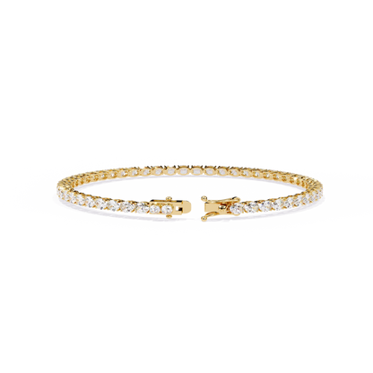 6.72Ct Oval Cut Top Grade Diamond Unique Minimalist Vintage Elegant Stacking Tennis Bridal Bracelet For Her - HIGHCARAT DIAMONDS