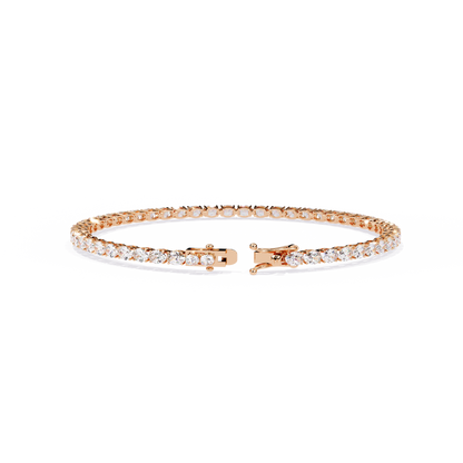 6.72Ct Oval Cut Top Grade Diamond Unique Minimalist Vintage Elegant Stacking Tennis Bridal Bracelet For Her - HIGHCARAT DIAMONDS