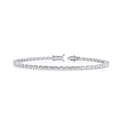 6.72Ct Oval Cut Top Grade Diamond Unique Minimalist Vintage Elegant Stacking Tennis Bridal Bracelet For Her - HIGHCARAT DIAMONDS