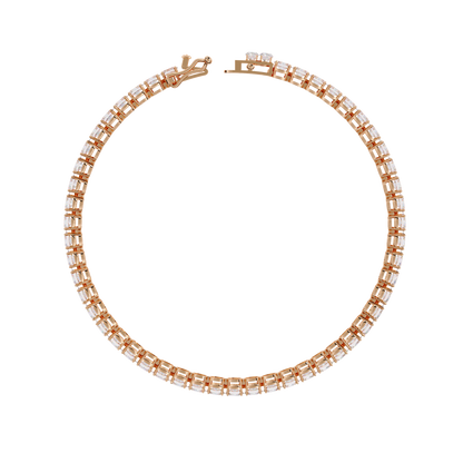 6.72Ct Oval Cut Top Grade Diamond Unique Minimalist Vintage Elegant Stacking Tennis Bridal Bracelet For Her - HIGHCARAT DIAMONDS