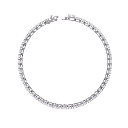 6.72Ct Oval Cut Top Grade Diamond Unique Minimalist Vintage Elegant Stacking Tennis Bridal Bracelet For Her - HIGHCARAT DIAMONDS