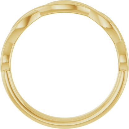 Princess Cut Lab Diamond Matching Split Ring