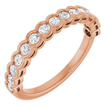 14K Yellow 1/4 CTW Lab-Grown Diamond Anniversary Band