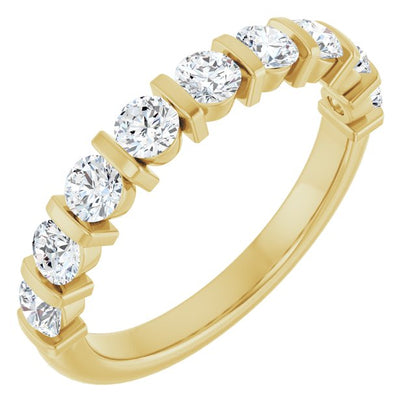 14K White 1/5 CTW Lab-Grown Diamond Anniversary Band