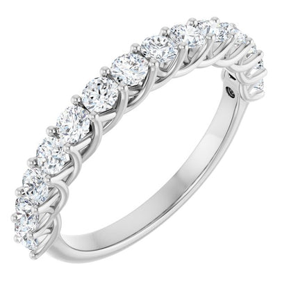 14K Rose 1/2 CTW Lab-Grown Diamond Anniversary Band