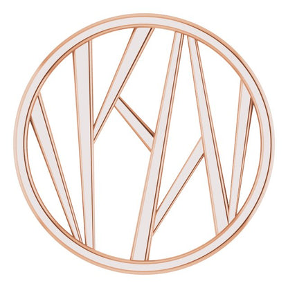 14K White Family Pendant