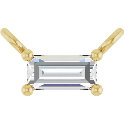 14K Yellow 1/8 CTW Lab-Grown Diamond Pendants Center