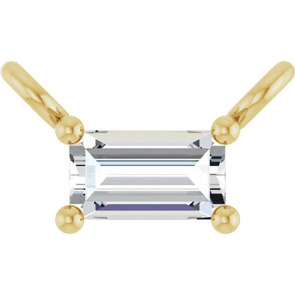 14K Yellow 1/8 CTW Lab-Grown Diamond Pendants Center