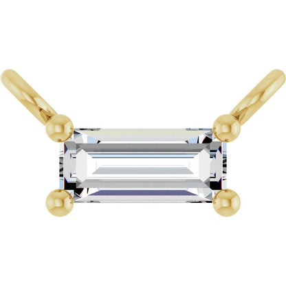 14K Yellow 1/8 CTW Lab-Grown Diamond Pendants Center