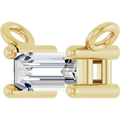 14K Yellow 1/8 CTW Lab-Grown Diamond Pendants Center