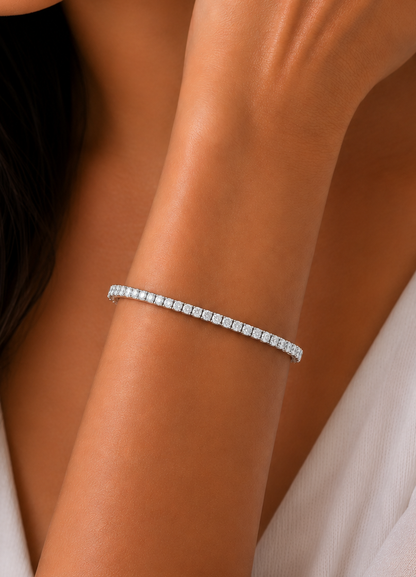 1.92 Ct Round Cut Diamond Prong Set Bracelet