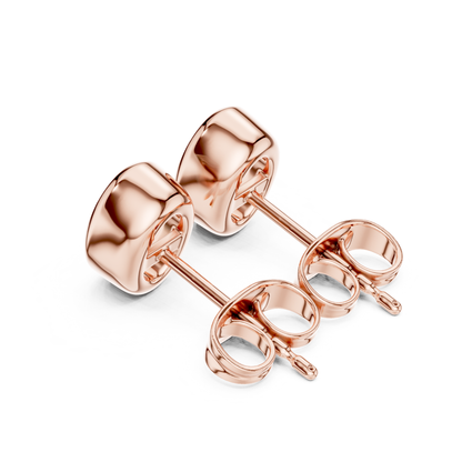 Oval Cut Lab Grown Diamond Vintage Stud Earrings