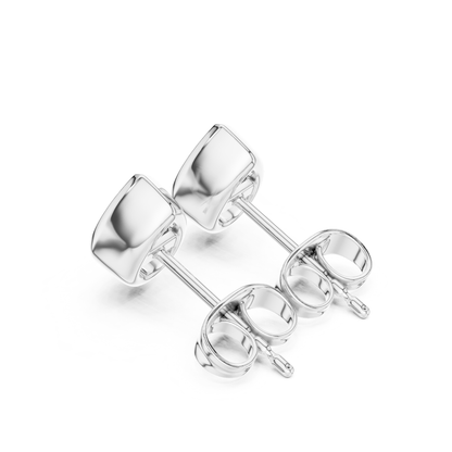 Pear Cut Lab Grown Diamond Vintage Stud Earrings