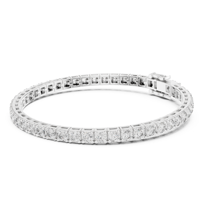 9.25 Ct Round Cut Lab Grown Diamond Tennis Bracelet - HIGHCARAT DIAMONDS