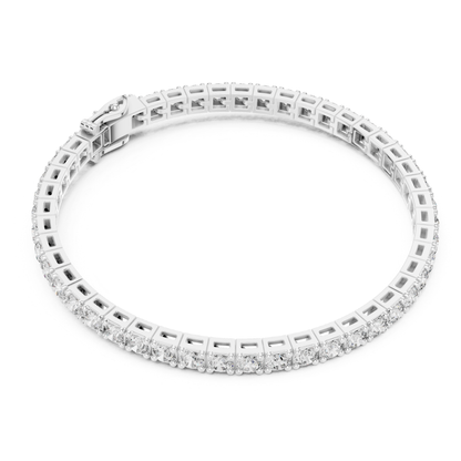 9.25 Ct Round Cut Lab Grown Diamond Tennis Bracelet - HIGHCARAT DIAMONDS