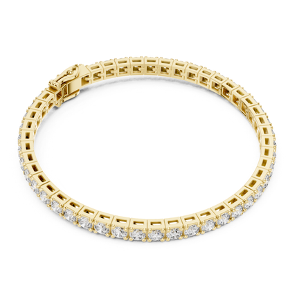 9.25 Ct Round Cut Lab Grown Diamond Tennis Bracelet - HIGHCARAT DIAMONDS