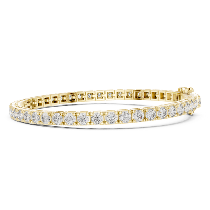 9.25 Ct Round Cut Lab Grown Diamond Tennis Bracelet - HIGHCARAT DIAMONDS