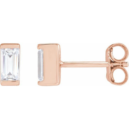 14K Yellow 3/8 CTW Lab-Grown Diamond Earrings