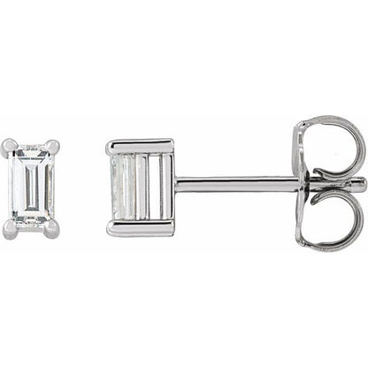 14K Rose 1/5 CTW Lab-Grown Diamond Stud Earrings
