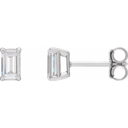 14K Yellow 3/4 CTW Lab-Grown Diamond Earrings