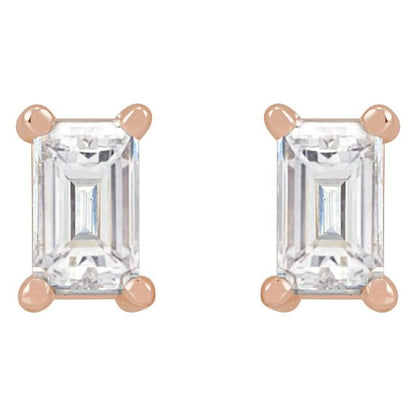 14K Rose 1/5 CTW Lab-Grown Diamond Stud Earrings