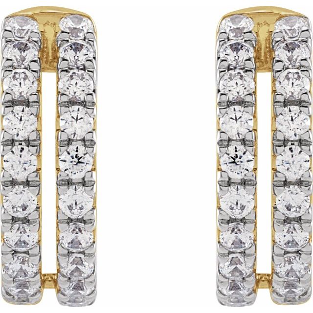 14K Yellow 1/2 CTW Lab-Grown Diamond Ear Cuff