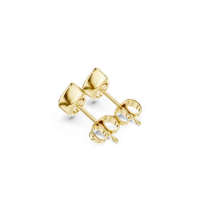 Pear Cut Lab Grown Diamond Vintage Stud Earrings