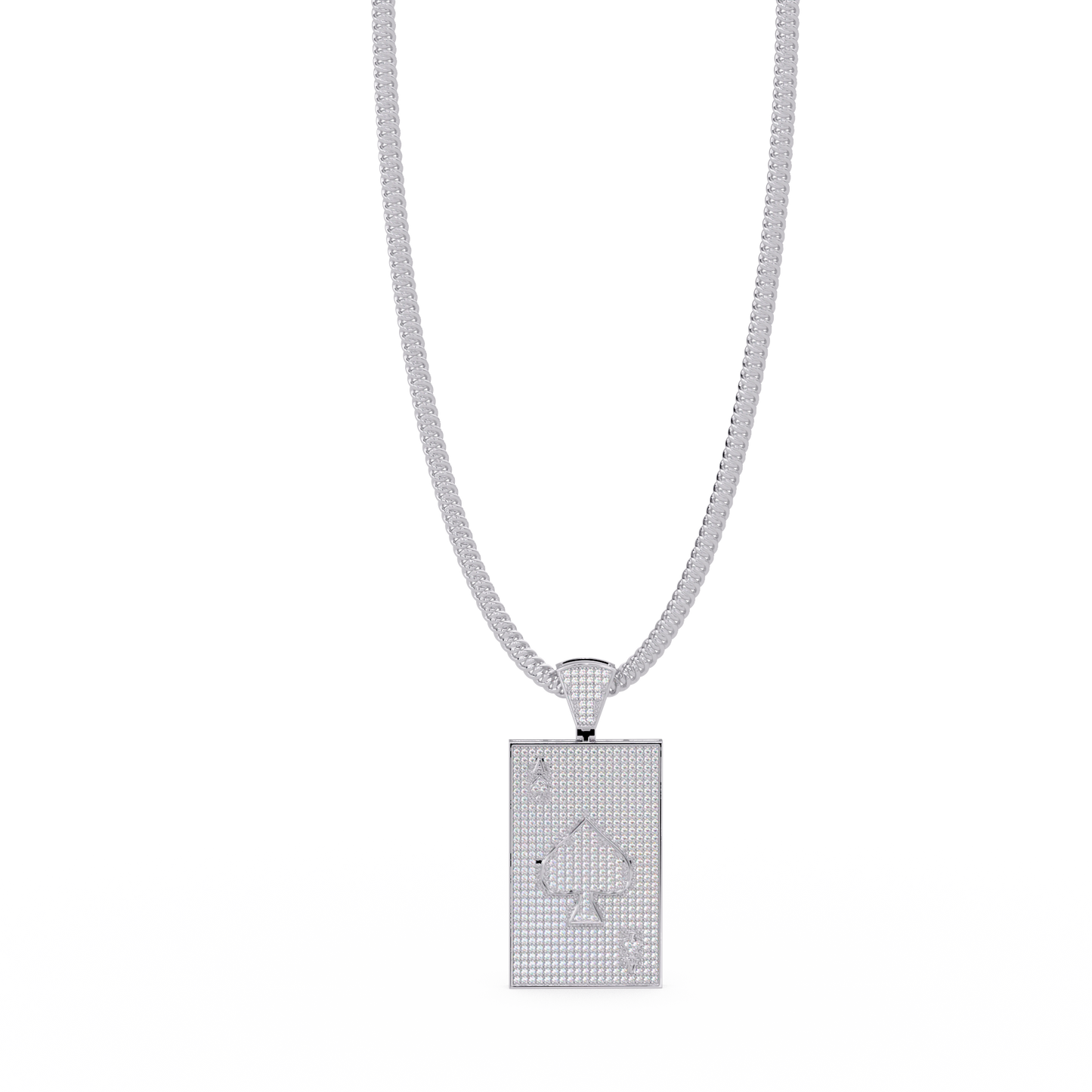 Ace Card Lab Diamond Pendant Hip Hop Necklace - HIGHCARAT DIAMONDS