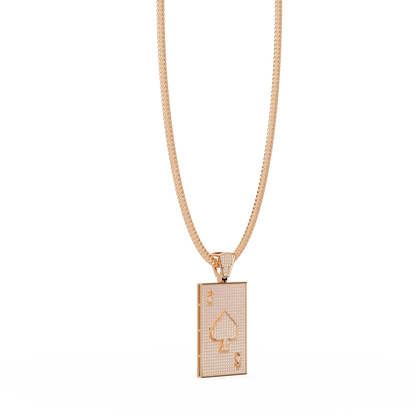 Ace Card Lab Diamond Pendant Hip Hop Necklace - HIGHCARAT DIAMONDS