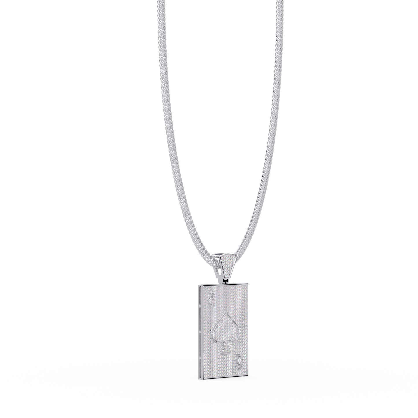 Ace Card Lab Diamond Pendant Hip Hop Necklace - HIGHCARAT DIAMONDS