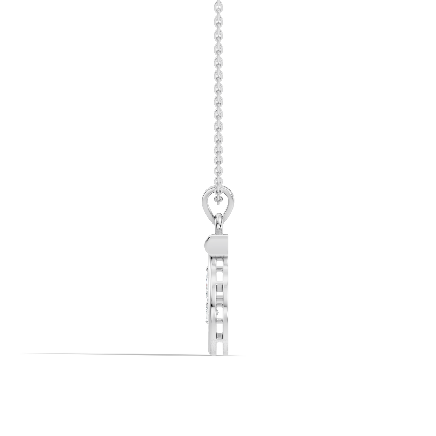 Elegant S Letter Diamond Pendant 0.36 Carat Unisex Jewelry In 14K Solid Yellow Gold - HIGHCARAT DIAMONDS