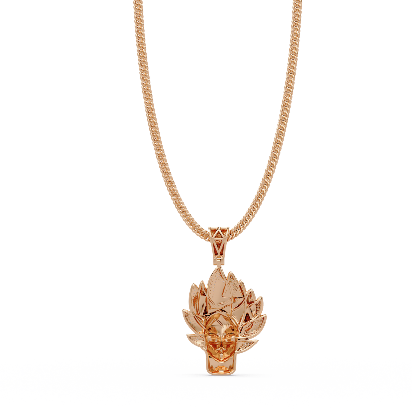 Anime Warrior Lab grown Diamond Pendant Necklace - HIGHCARAT DIAMONDS