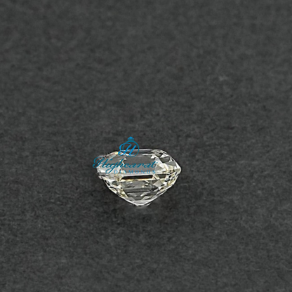 Precision Cut Asscher Step Diamond featuring layered facets and clear light reflection