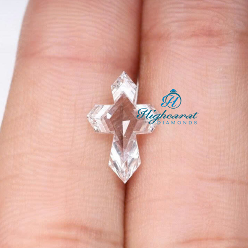 Shining Christ Cross Lab-Grown Diamond Faith-Inspired Pendant For Men & Women - HIGHCARAT DIAMONDS