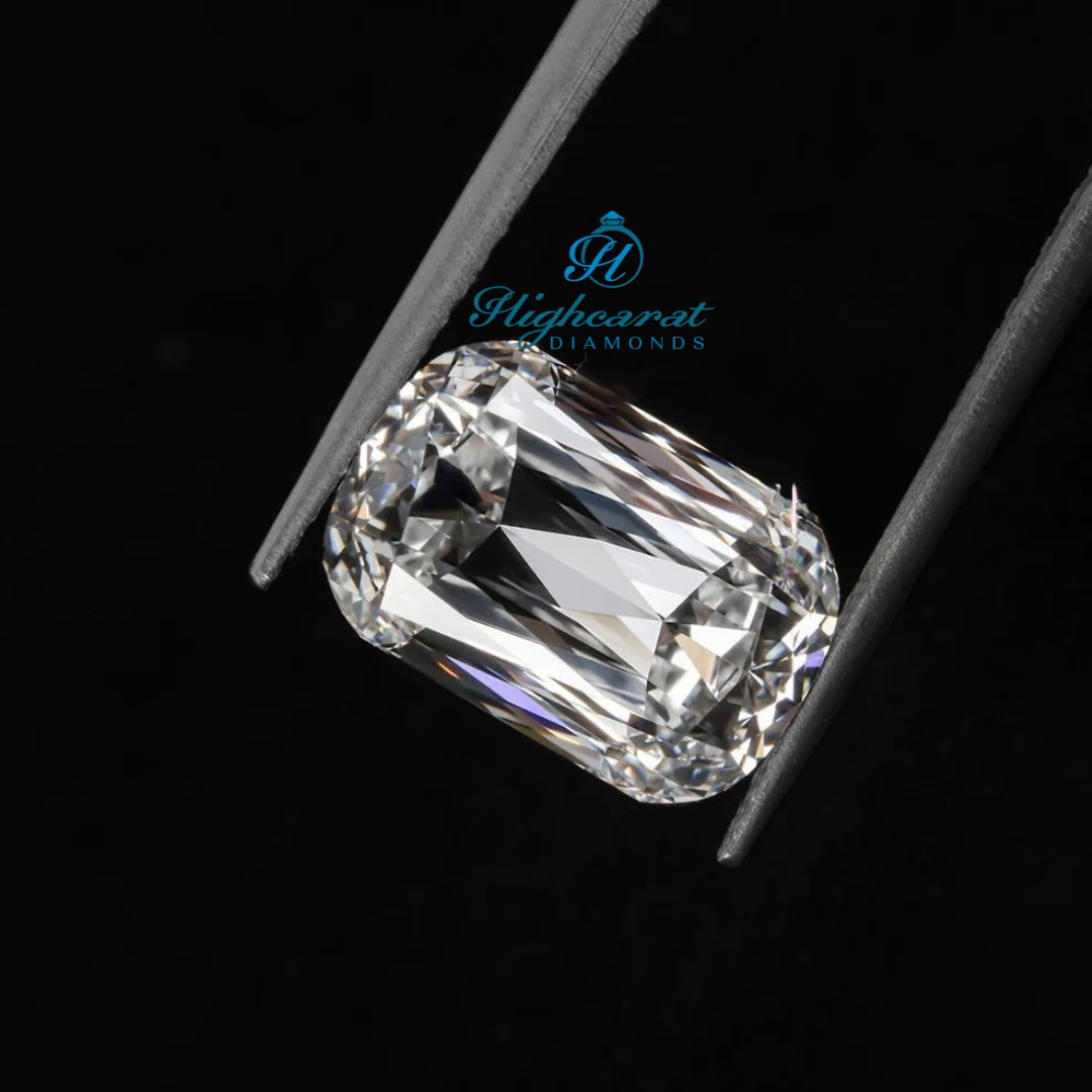 Antique Criss Cut Elegant White Colorless Dainty Perfect Lab Grown Loose Diamond - HIGHCARAT DIAMONDS