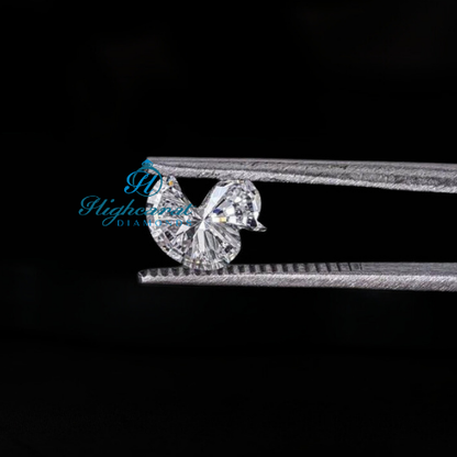 Sparkling Duck-Shaped Diamond Rare Artistic Cut For Pendants & Creative Fine Jewelry - HIGHCARAT DIAMONDS