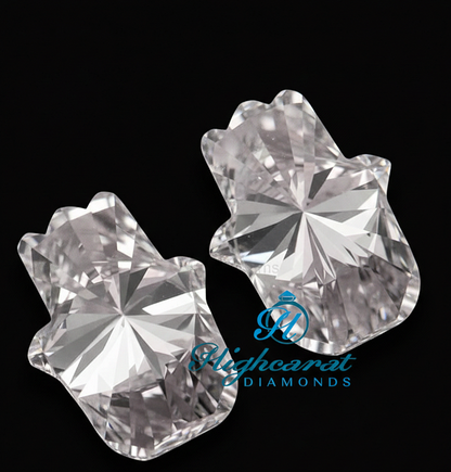 Antique Hamsa Hand Shape Diamond Fancy Loose Cut Diamond For Fine Jewelry Making - HIGHCARAT DIAMONDS