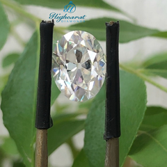 Old Mine Oval Cut Diamond with antique-style faceting and vintage brilliance