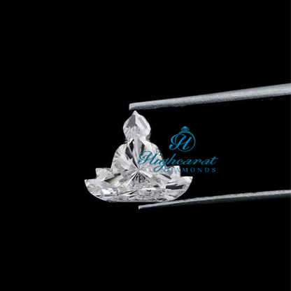 Buddha Shaped High-Sparkle Lab Diamond For Spiritual Jewelry Creations - HIGHCARAT DIAMONDS