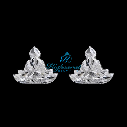 Buddha Shaped High-Sparkle Lab Diamond For Spiritual Jewelry Creations - HIGHCARAT DIAMONDS