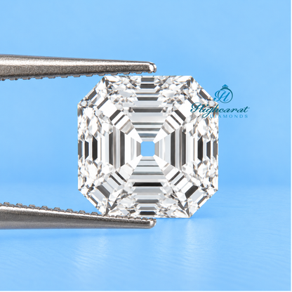 Antique Asscher Step Cut Lab Grown Diamond