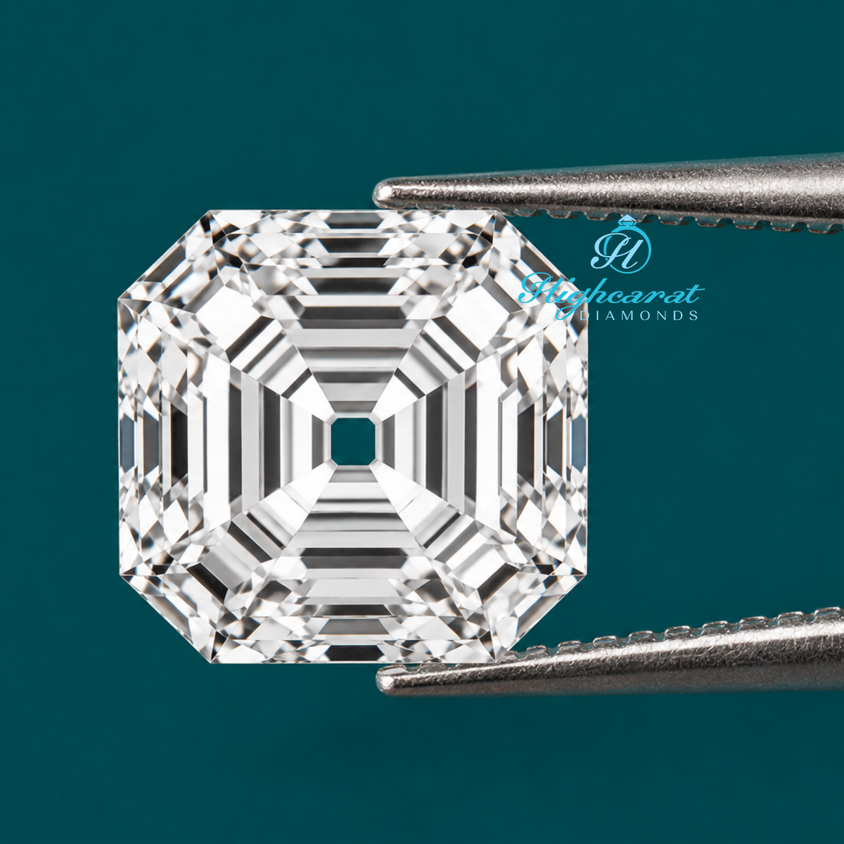 Antique Asscher Step Cut Lab Grown Diamond