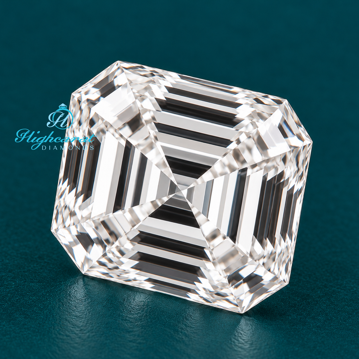 Unique Asscher Step Cut Lab Grown Diamond for Fine Jewelry Designs