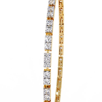 2.30Ct Round Cut Dimond Antique Delicate Minimalist Dainty Vintage Tannins Wedding Bracelet Gift For Women's