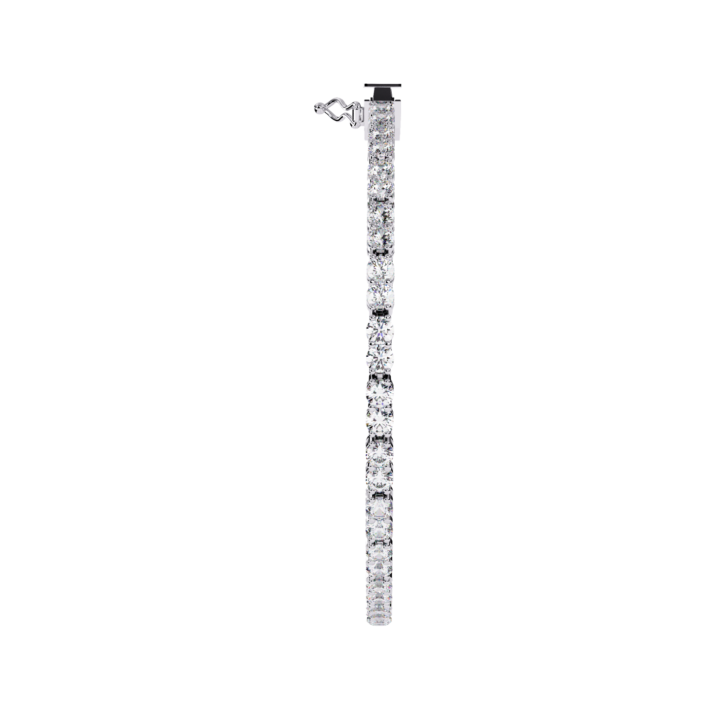 3.98Ct Round Cut Diamond Elegant Channel Set Hand Crafted Bridesmaid Tennis Bracelet Gift for Women's
