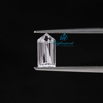 Bullet Cut Elegant Diamond Lab Grown Loose Modified Diamond Use For Ring Earring - HIGHCARAT DIAMONDS