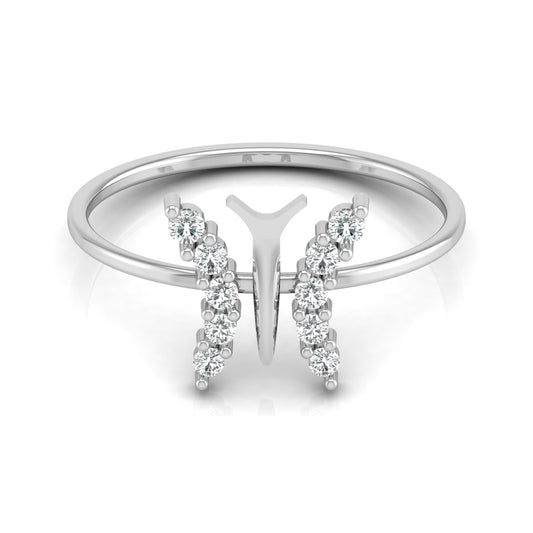 Butterfly Diamond Ring For Women's Symbol Of Freedom Made For Every Day - HIGHCARAT DIAMONDS