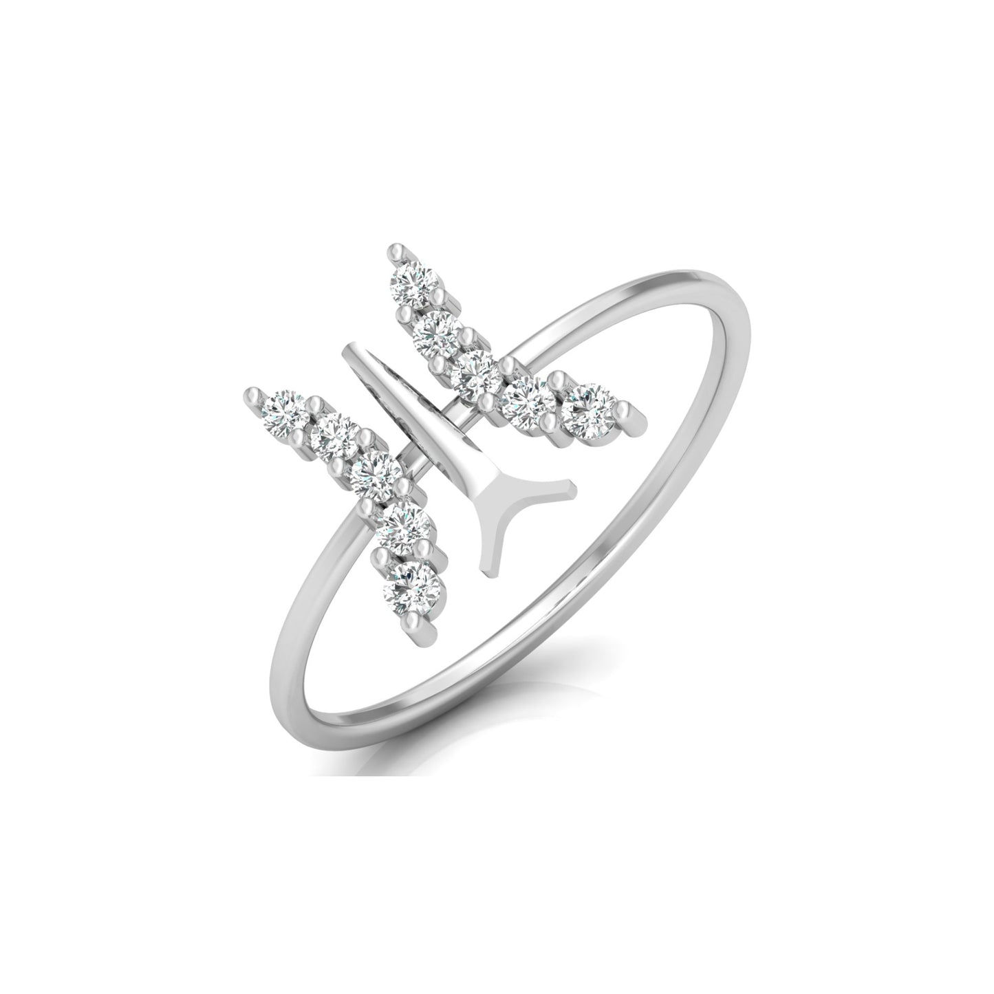 Butterfly Diamond Ring For Women's Symbol Of Freedom Made For Every Day - HIGHCARAT DIAMONDS