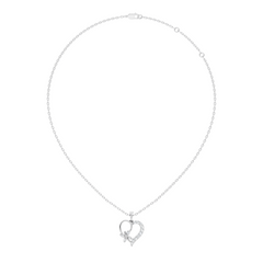 Round Cut Diamond Pendant with Halo Glamorous Vintage Design For Her - HIGHCARAT DIAMONDS