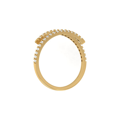 Bypass Antique Adjustable Diamond Band Ring For Her Perfect For All-Day Wear - HIGHCARAT DIAMONDS